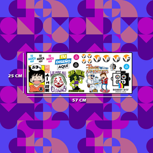 DTF UV POR METRO SANTIAGO CHILE