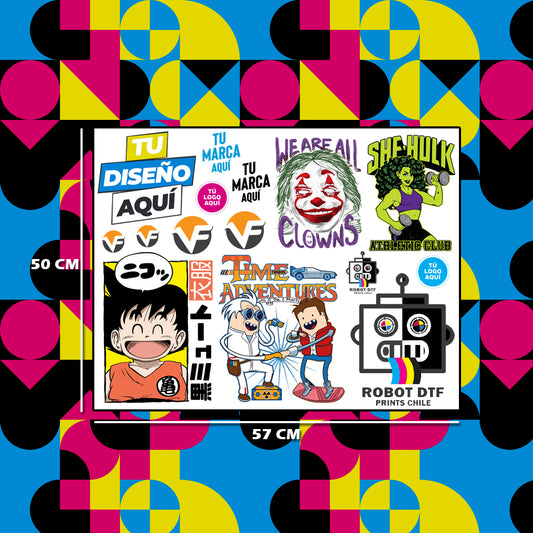 IMPRESION DTF POR METRO CHILE